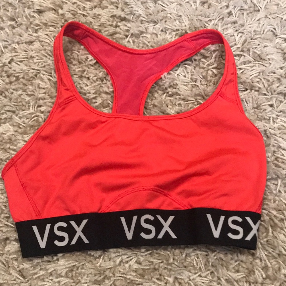 Red vs sports bra